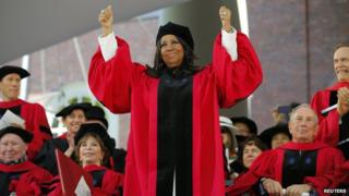Aretha Franklin at Harvard