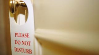 Do not disturb sign
