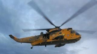 Rescue helicopter