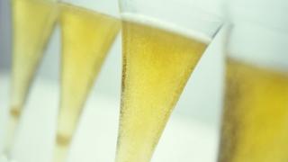 Glasses of champagne