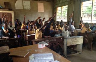 Ghana school class