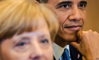 Merkel and Obama in Brussels in June