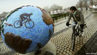 Cyclist in Copenhagen