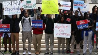 Protesters at Supreme Court