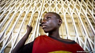 A street boy in Mbale town, east of Kampala, Uganda (2014)