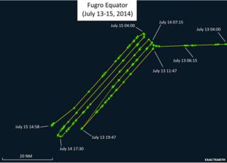 Fugro Equator tracks
