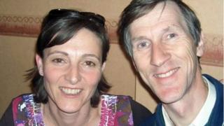 Handout image shows Andrew Hoare and his dutch wife Estella,