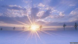 Arctic sun
