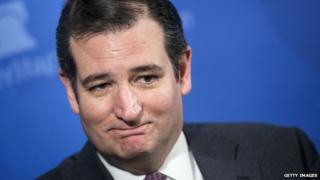 US Senator Ted Cruz of Texas.