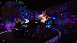 Ruisi performing at Young Musician of the Year