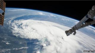 Satellites in space