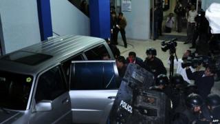 The president is rescued from the National Police Hospital by an elite police special operations unit on 30 September 2010