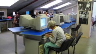 Internet cafe in Yekaterinburg