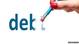 rubbing out debt
