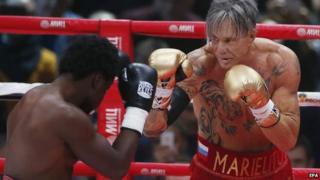 Mickey Rourke and Elliot Seymour fight