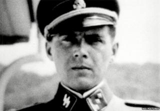 Josef Mengele in SS uniform
