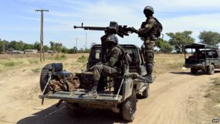 Cameroonian troops