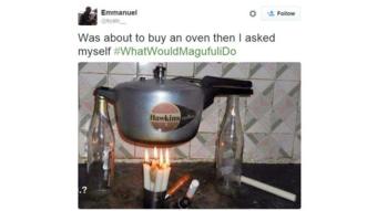 picture of a pot suspended over a candle
