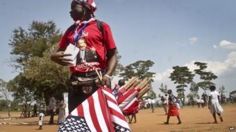 Kenyan supporter of President Obama