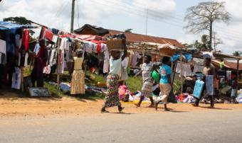 Street scene in Accra, Ghana