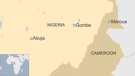 Gombe map 22 July 2015