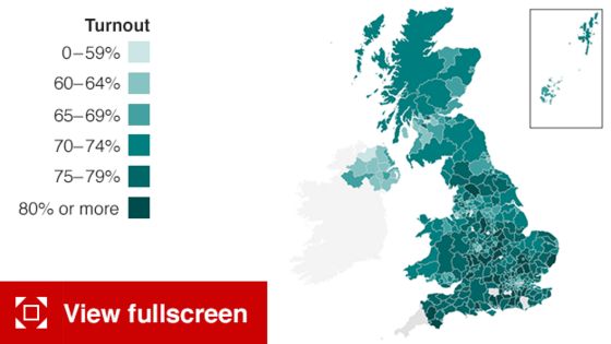 Map Uk Eu Referendum Results 