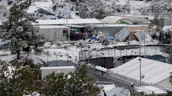 Image result for deadly icy spell grips much of europe, including greek islands
