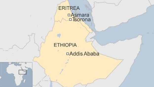Ethiopia Eritrea border