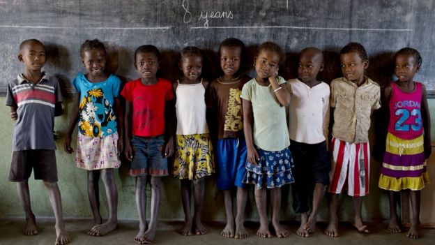 Niños en Mdagascar