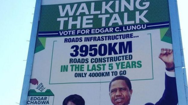 Lungu campaign poster