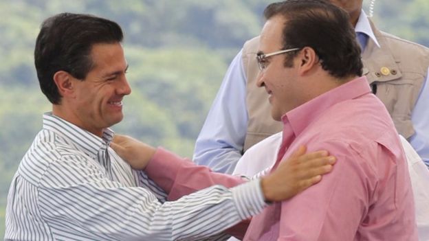 El exgobernador Javier Duarte era muy cercano al presidente Enrique Peña Nieto.