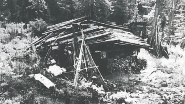 Cabana onde os Lykov viviam quando foram encontrados em 1978