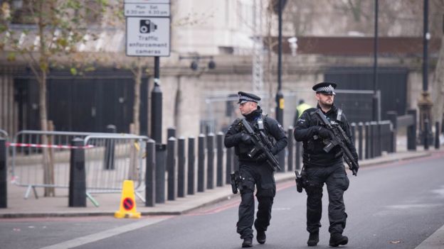 Policías en Londres