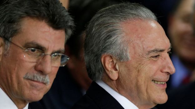 Romero Jucá e Michel Temer