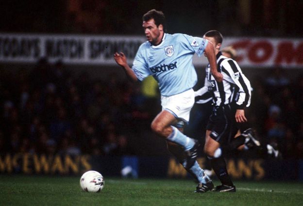 Uwe Rosler playing for Manchester City, 1994