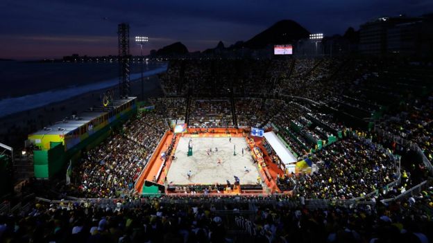 Arena do vôlei de praia