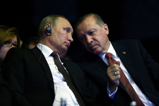 El turco Erdogan es uno de los nuevos aliados de Putin.