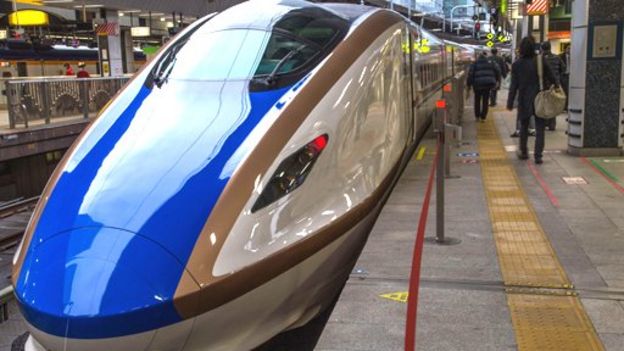 Tren de alta velocidad en Japón