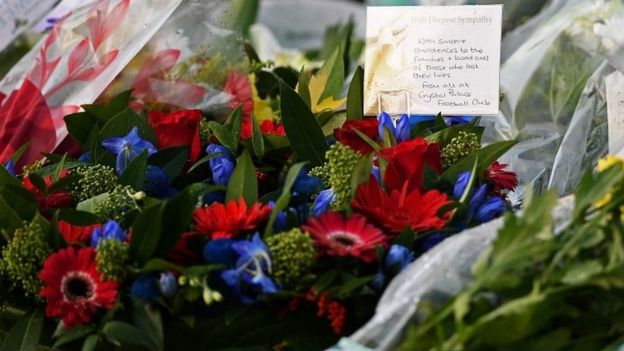 Tributes from Crystal Palace