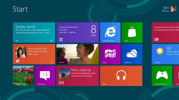 Una pantalla con Windows 10