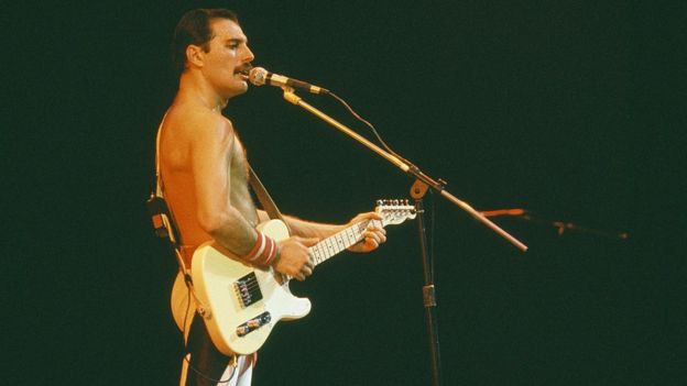 Freddie Mercury en Brazil, en 1985