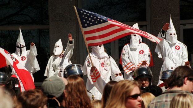 Membros da Klu Klux Klan nos EUA