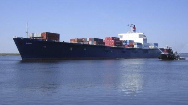 El Faro cargo ship. File photo