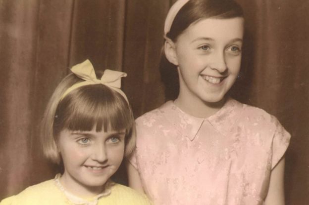 Elsie with her sister Anne