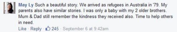 Facebook replies to Tat Wa Lay o­n his post o­n migrants: 