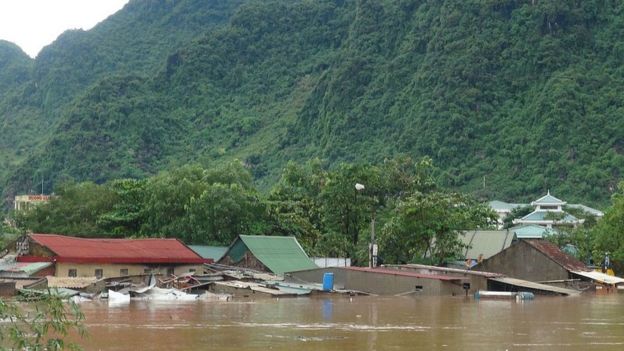 Lũ đã khiến nhiều khu vực ở Quảng Bình ngập nặng hồi giữa tháng 10/2016