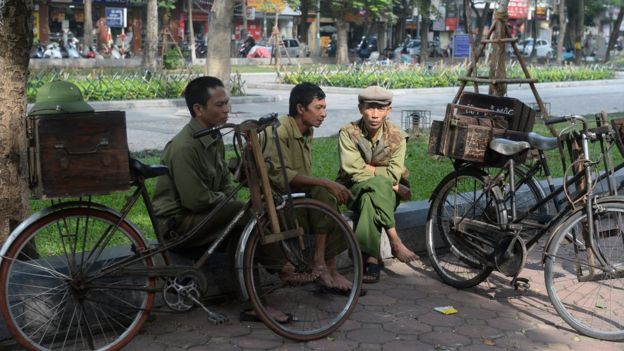 workers in Hanoi