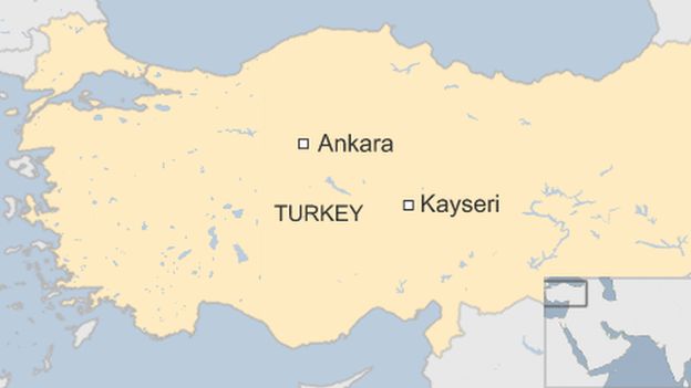 Kayseri map