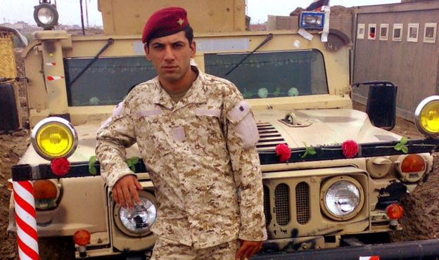 இராக் படையில் சிப்பாயாக படோ அலாமி