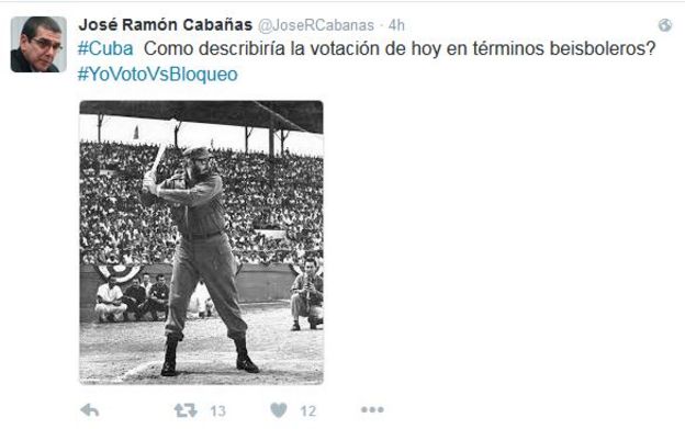 El embajador cubano en Estados Unidos mostró su particular recuento del evento, también en Twitter.
